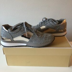 Michael Kors Allie Trainer Lace Up Sneakers